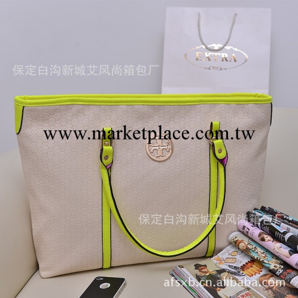 2014歐美女熒光配料包時尚壓花包新款單肩手提斜挎包休閒包批發工廠,批發,進口,代購