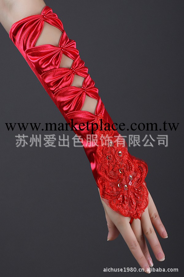 批發供應  紅色長款手套  廠傢直銷  1件起批工廠,批發,進口,代購