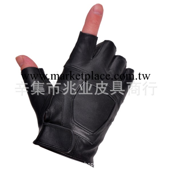 半指皮手套 男士韓版露指真皮手套 半截機車手套秋冬薄工廠,批發,進口,代購