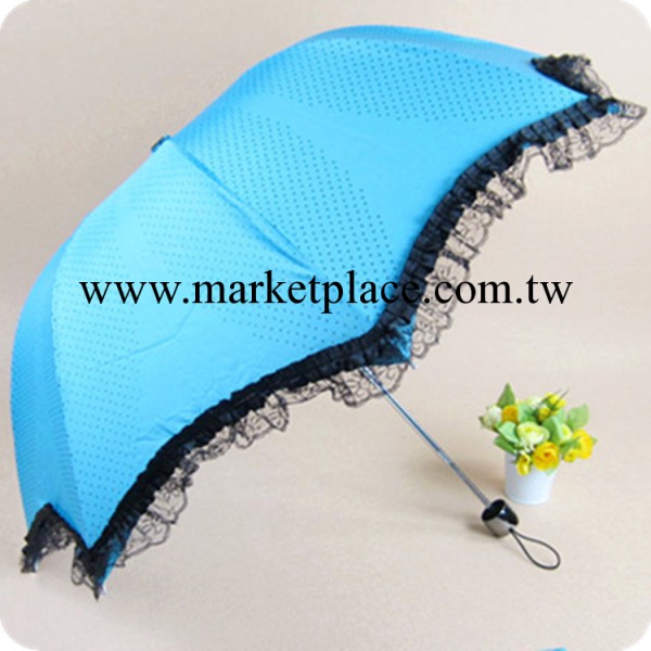 創意晴雨傘 三折遮陽傘 荷葉蕾絲邊洋傘 新品時尚雨傘批發工廠,批發,進口,代購