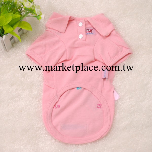 寵物衣服 小清新繡花polo衫寵物衣服 寵物狗衣服工廠,批發,進口,代購