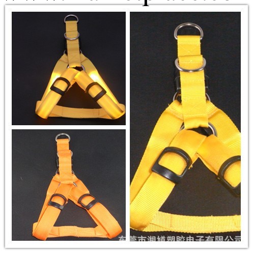廠傢直銷 2.5CM寬度發光胸背帶 狗繩子 寵物用品狗狗閃光胸背帶工廠,批發,進口,代購