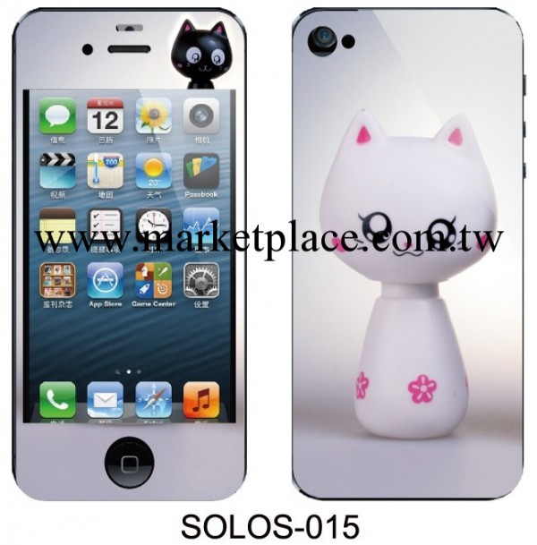 夜光浮雕iphone5彩膜蘋果5s手機保護膜彩貼膜蘋果高清膜批發・進口・工廠・代買・代購