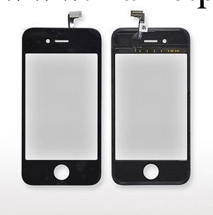 供應 iphone4 觸摸屏 蘋果4S 帶排線外屏 TP批發・進口・工廠・代買・代購