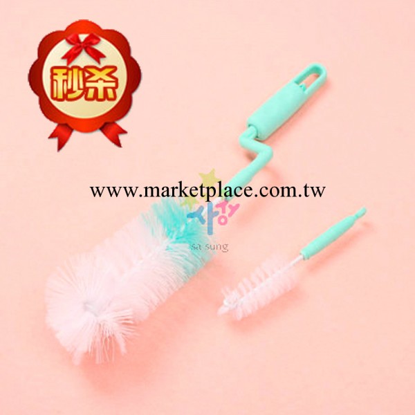 現貨批發S1733手搖式杯刷 支持混批韓國創意母嬰用品 嬰兒奶瓶刷工廠,批發,進口,代購