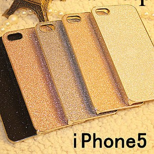 bling閃亮閃粉裸色系 iphone4/4S iphone5 蘋果5 手機殼保護套工廠,批發,進口,代購