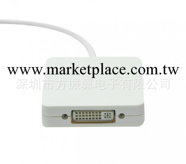 蘋果macbook筆記本 pro air Mini DP to HDMI DVI 轉接線3合1配件工廠,批發,進口,代購