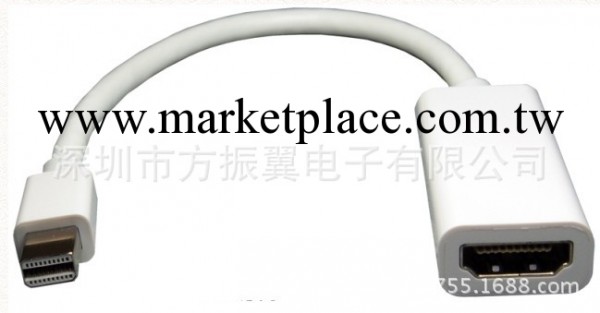 雷電mini dp轉hdmi轉接線 Mac接電視 DP轉HDMI DP轉HDMI高清電視工廠,批發,進口,代購