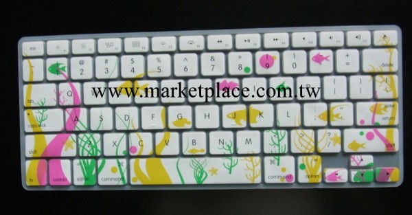 全新蘋果鍵盤圖案保護膜 Macbook Pro多色蘋果mac保護膜熱銷定制工廠,批發,進口,代購