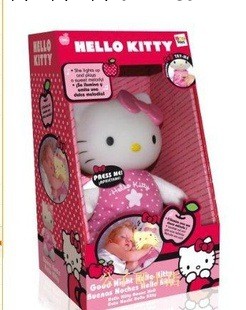 原裝正版IMC HELLO KITTY凱蒂貓音樂安撫小夜燈 睡前安撫玩偶小號工廠,批發,進口,代購