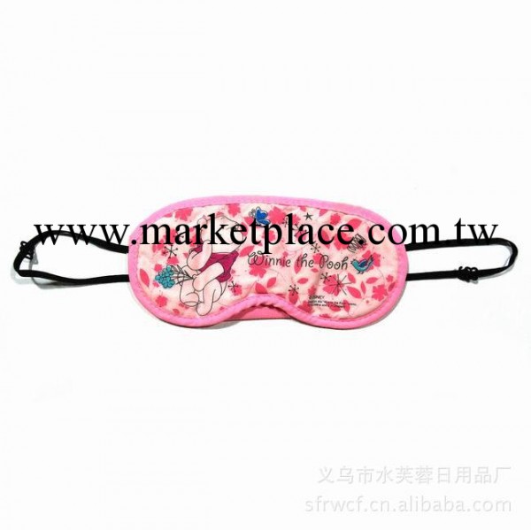 水芙蓉 優質棉佈小熊印花避光眼罩 航空眼罩工廠,批發,進口,代購