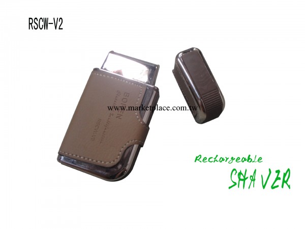 廠傢直銷RSCW-V2真皮帶鏡子往復式電動剃須刀工廠,批發,進口,代購