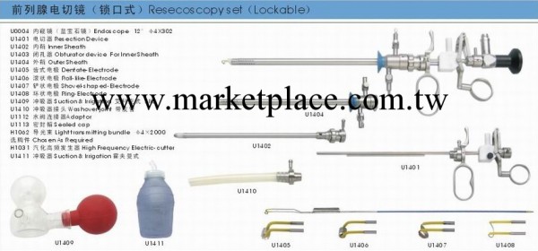 泌尿外科醫療器械 前列腺電切鏡鎖口式 前列腺內窺鏡 切開器工廠,批發,進口,代購