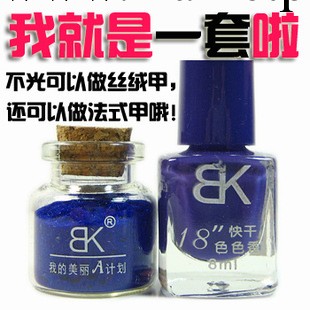 BK 絲絨指甲油套裝 顯白天鵝絨毛 美甲工具用品批發10g工廠,批發,進口,代購