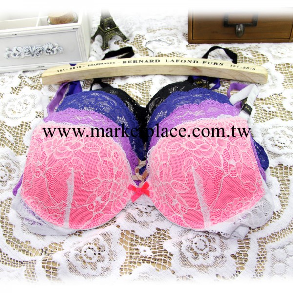 維多利亞VS秘密 正品 全蕾絲性感奢華品牌胸罩 深V聚攏內衣批發工廠,批發,進口,代購