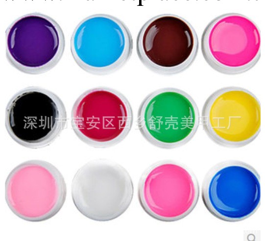 美甲光療用品批發 彩色UV凝膠36色實色膠光療彩膠8ML特價批發・進口・工廠・代買・代購