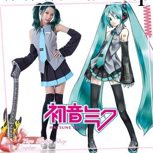 初音未來VOCALOID 女僕裝MIKU公式服COS初音衣服Cosplay服裝工廠,批發,進口,代購