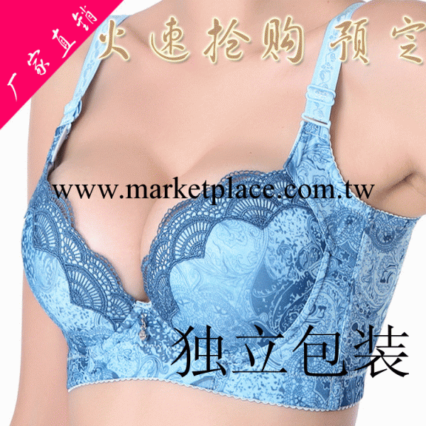 廠傢直銷 一件代發蝦紅水溶印花胸罩聚攏調整型胸罩品牌內衣批發工廠,批發,進口,代購