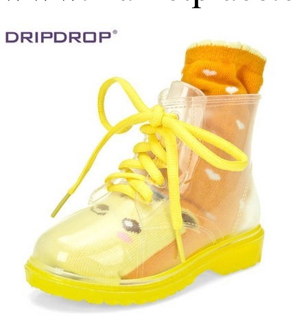 dripdrop 全球首發 兒童水晶透明馬丁雨鞋雨靴批發・進口・工廠・代買・代購