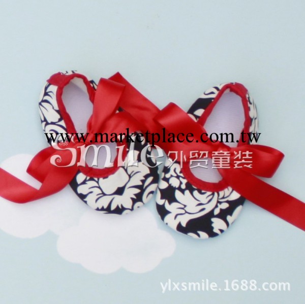 Smile外貿童裝爆款熱銷歐美范韓版全棉系帶 baby shoes花朵嬰兒鞋工廠,批發,進口,代購