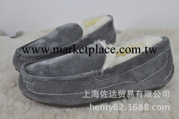 【灰】澳洲代購正品 UGG5775雪靴男鞋 羊皮毛一體保暖靴 船鞋工廠,批發,進口,代購