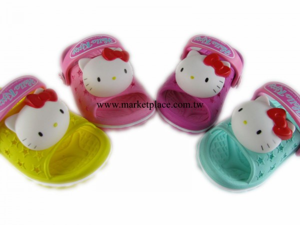 正品夏季小童Hello kitty貓14180鞋寶寶凱蒂貓KT貓傢居兒童涼拖鞋工廠,批發,進口,代購