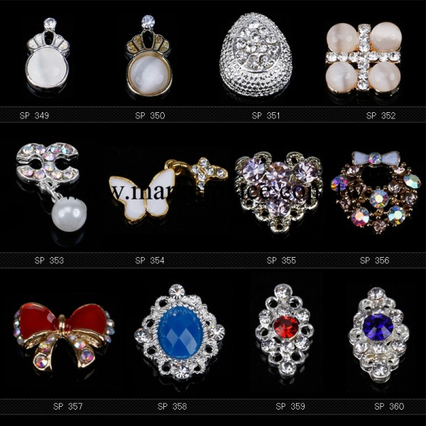 美甲飾品批發 合金飾品 美甲貼花 美甲金屬貼 DIY材料 美甲金屬片工廠,批發,進口,代購