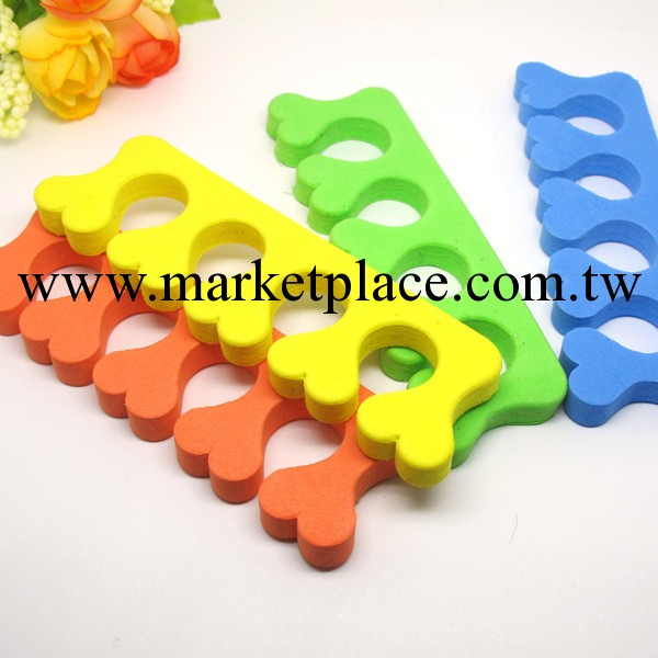 美容美甲工具 分指棉/海綿分趾器/分指器/隔趾棉 單支工廠,批發,進口,代購