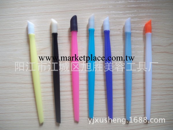 【熱銷】供應指甲推 指甲挑 扁挑 口紅刷+指甲刷 美甲專業工具工廠,批發,進口,代購