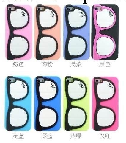 新款Iphone4/4S PINK維多利亞的秘密矽膠眼鏡手機套/殼工廠,批發,進口,代購
