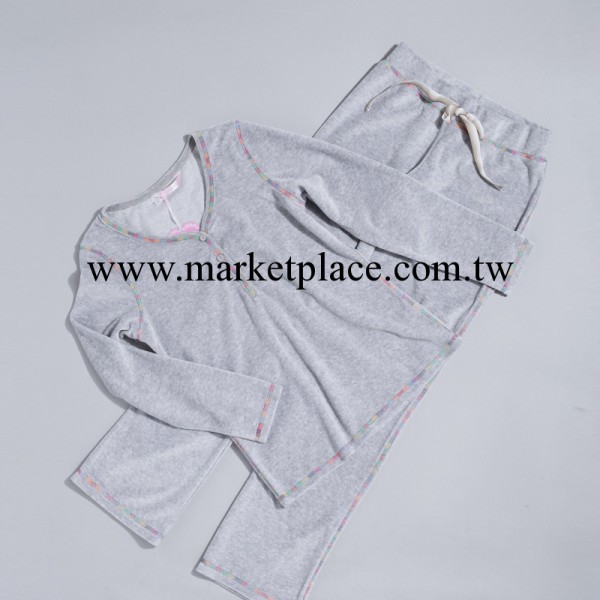 維多利亞的秘密睡衣女 厚套春秋季 修身傢居服促銷包郵兩件套工廠,批發,進口,代購