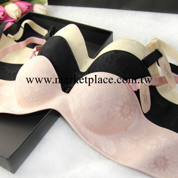 維多利亞VS秘密 零束縛包邊無痕胸罩 超舒適聚攏半杯提花胸罩工廠,批發,進口,代購