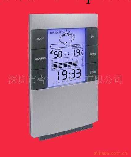 供應天氣預報鐘，天氣預報萬年歷，氣象鐘，溫濕度計，電子禮品工廠,批發,進口,代購