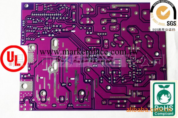 紫色阻焊pcb 純錫電路板 純錫pcb批發・進口・工廠・代買・代購