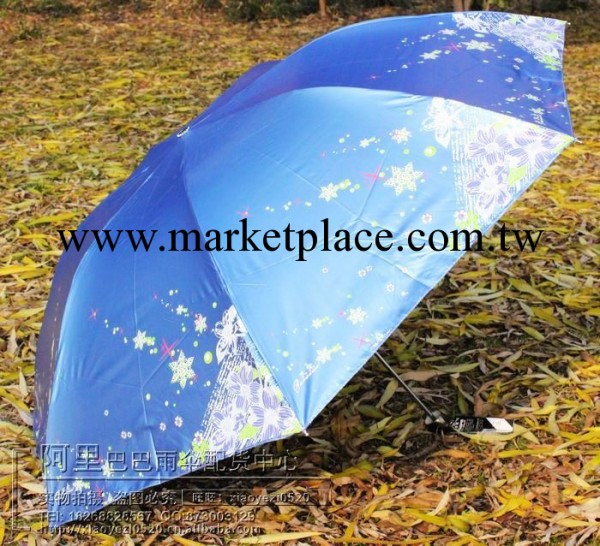 2013天堂傘正品307E雪月風花晴雨陽超強防曬防紫外線超輕折疊創意工廠,批發,進口,代購