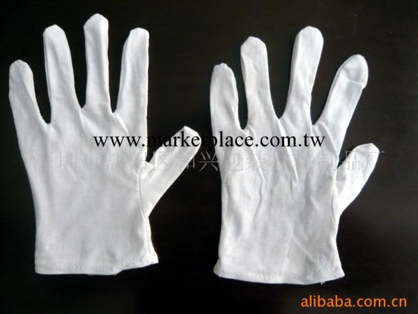 供應32支紗單面純棉白手套(普通長度為20CM)批發・進口・工廠・代買・代購