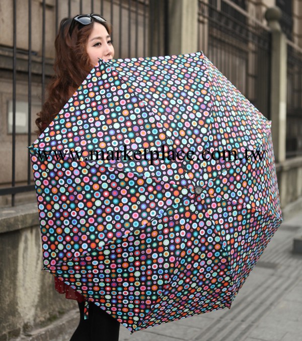 色晴雨傘折疊雨傘創意個性雨傘創意女士三折傘批發・進口・工廠・代買・代購