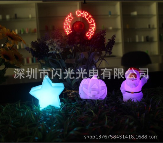 發光聖老人聖誕禮品led促銷品聖誕促銷工廠,批發,進口,代購