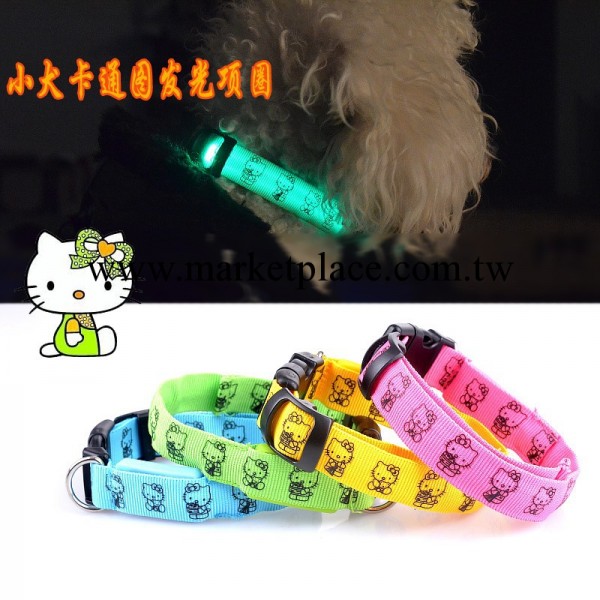 供應批發LED發光寵物帶 發光項圈 狗項圈狗鏈 大中小型寵物用品工廠,批發,進口,代購