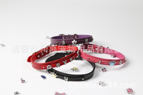 廠傢低價促銷 穿字母寵物項圈 狗狗項圈 寵物用品批發工廠,批發,進口,代購