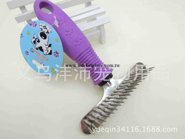 釘耙梳 狗狗寵物開結梳 長毛厚毛狗專用梳子 寵物按摩梳寵物用品工廠,批發,進口,代購