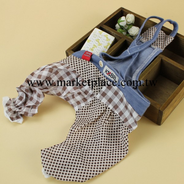 開心寶貝 2129 背帶牛仔褲 春夏新款 寵物服裝 狗狗衣服用品批發工廠,批發,進口,代購