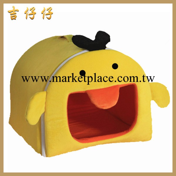 定做寵物用品動物形狀黃色狗窩 泰迪貴賓小形犬狗窩工廠,批發,進口,代購