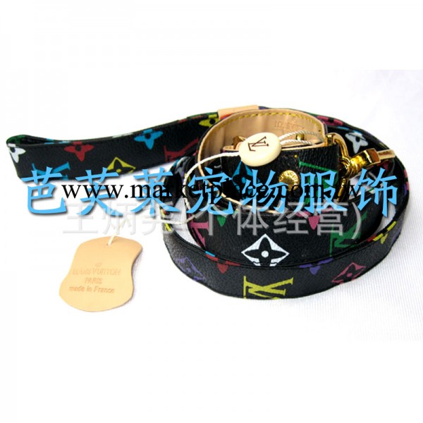 寵物用品批發寵物牽引帶 牽引繩  胸背帶 項圈 黑七彩工廠,批發,進口,代購