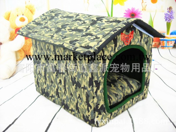鑫派品牌 現貨可折疊迷彩狗房，寵物房 狗窩 寵物窩工廠,批發,進口,代購