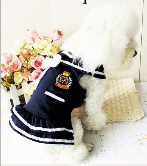 新款夏裝狗狗半身裙小狗裙子公主款海軍裙寵物服飾泰迪博美貴賓工廠,批發,進口,代購