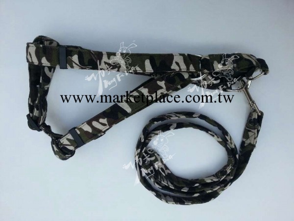 廠傢直銷 功夫狗品牌 寵物用品 迷彩大型犬胸背套帶工廠,批發,進口,代購
