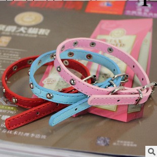 供應單排蘑菇釘項圈 狗項圈 寵物項圈 PU項圈 寵物用品批發工廠,批發,進口,代購