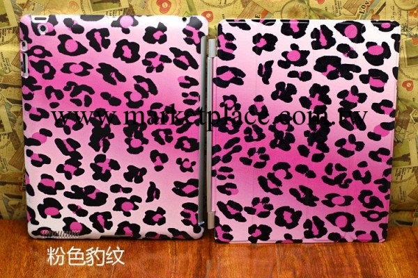 新款New Ipad 愛派5 air smart cover 時尚豹紋外殼工廠,批發,進口,代購