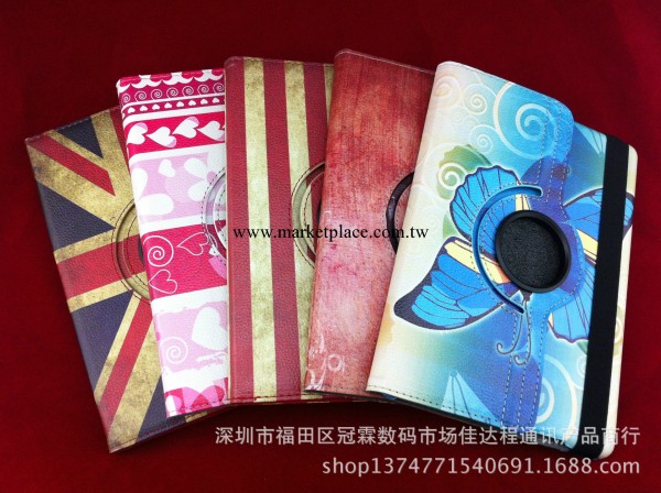 ipad air旋轉皮套 ipad5 360度旋轉休眠智能皮套 復古國旗保護殼工廠,批發,進口,代購